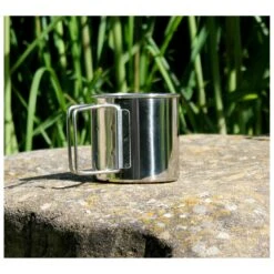 Basic Nature - Tasse En Inox Avec Anses Pliables -Extérieur Camping Magasin basic nature tasse en inox avec anses pliables detail 6
