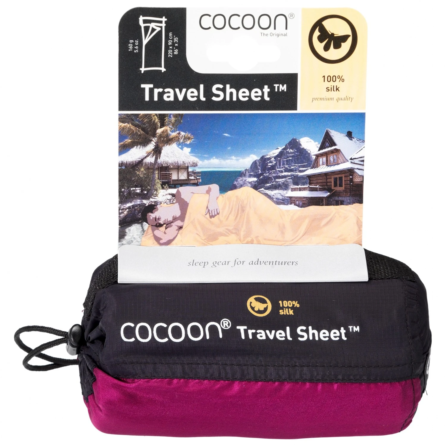 Cocoon - TravelSheet Silk - Drap De Sac De Couchage 2 Cocoon - TravelSheet Silk - Drap De Sac De Couchage – Image 2