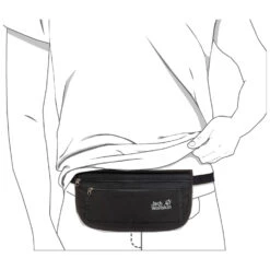 Jack Wolfskin - Document Belt De Luxe - Sac Banane -Extérieur Camping Magasin jack wolfskin document belt de luxe sac banane detail 3