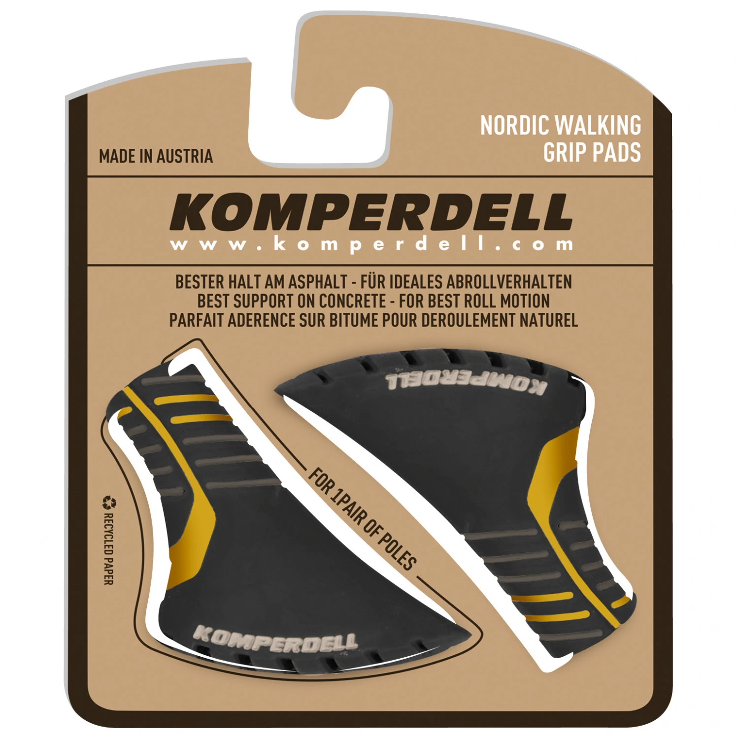 Komperdell - Nordic Walking 2-Color Vulcanized Pad 5 Komperdell - Nordic Walking 2-Color Vulcanized Pad – Image 5