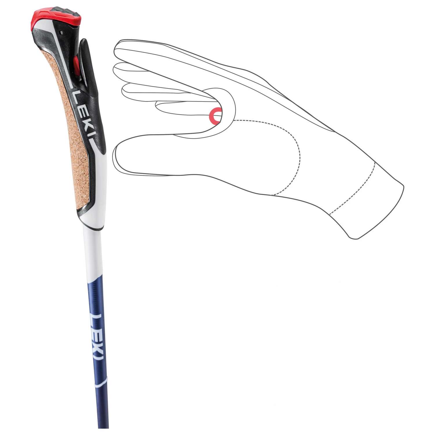 Leki - Smart Pacer Lite - Bâtons De Marche Nordique 6 Leki - Smart Pacer Lite - Bâtons De Marche Nordique – Image 6