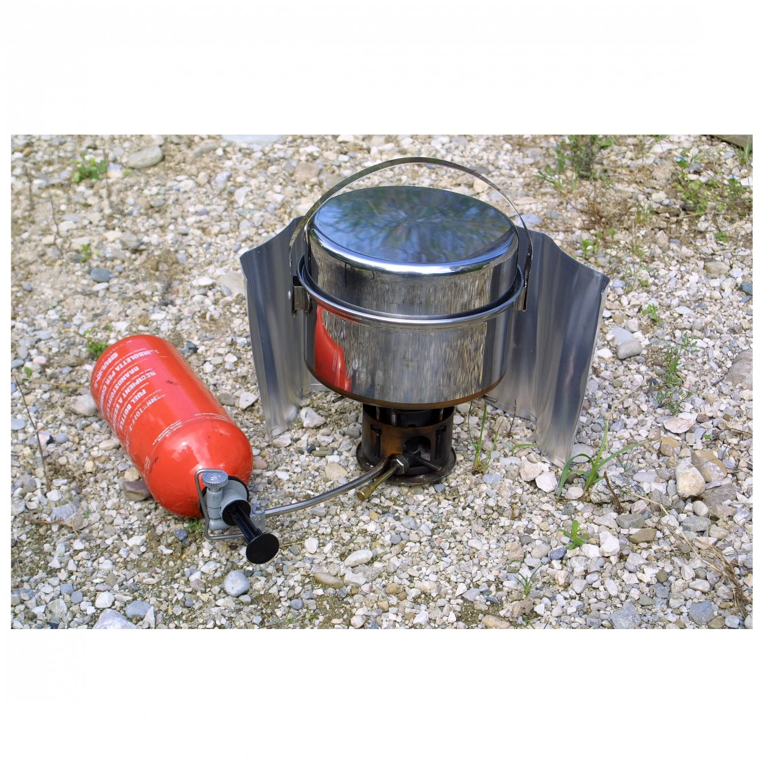 Origin Outdoors - Rollable Aluminium Windscreen 2 Origin Outdoors - Rollable Aluminium Windscreen – Image 2