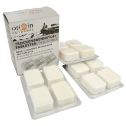 Origin Outdoors - Trockenbrennstofftabletten 14 G - Réchaud à Combustible Sec