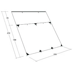 Outwell - Hillcrest Tarp - Tarp -Extérieur Camping Magasin outwell hillcrest tarp tarp detail 6
