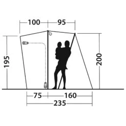 Outwell - Lakecrest - Auvent Camping-car -Extérieur Camping Magasin outwell lakecrest auvent camping car detail 5