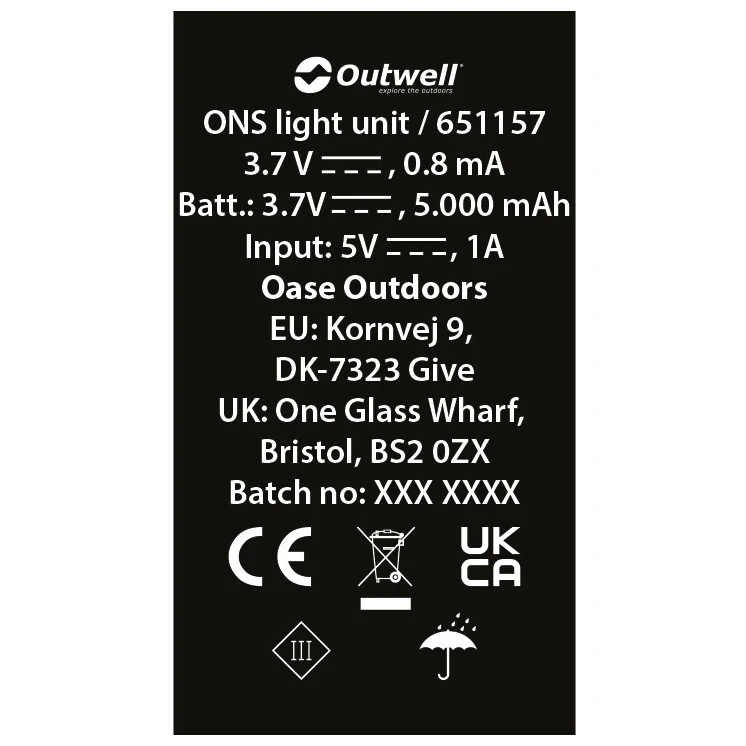 Outwell - ONS Light Unit Set - Lampe à LED 6 Outwell - ONS Light Unit Set - Lampe à LED – Image 6