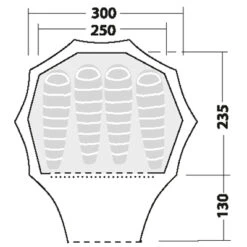 Robens - Fairbanks - Tente 4 Places -Extérieur Camping Magasin robens fairbanks tente 4 places detail 3