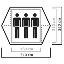 Salewa - Denali III Tent - Tente 3 Places 7 Salewa - Denali III Tent - Tente 3 Places -Extérieur Camping Magasin salewa denali iii tent tente 3 places detail 3