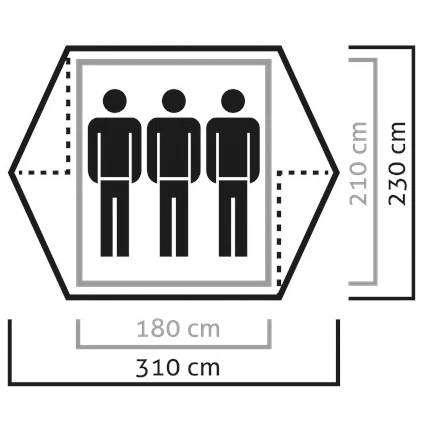 Salewa - Denali III Tent - Tente 3 Places 3 Salewa - Denali III Tent - Tente 3 Places – Image 3