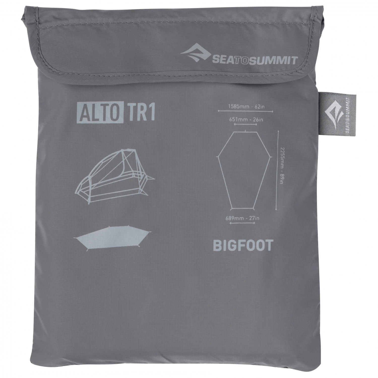 Sea To Summit - Alto TR1 Bigfoot - Toile De Sol 2 Sea To Summit - Alto TR1 Bigfoot - Toile De Sol – Image 2