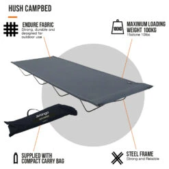 Vango - Hush Campbed - Lit De Camp 6 Vango - Hush Campbed - Lit De Camp -Extérieur Camping Magasin vango hush campbed lit de camp detail 3