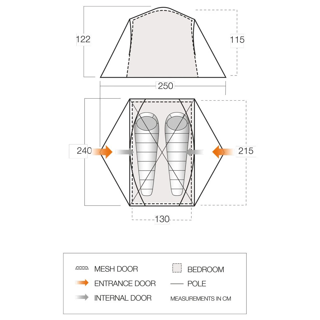 Vango - Tryfan 200 - Tente 2 Places 4 Vango - Tryfan 200 - Tente 2 Places – Image 4